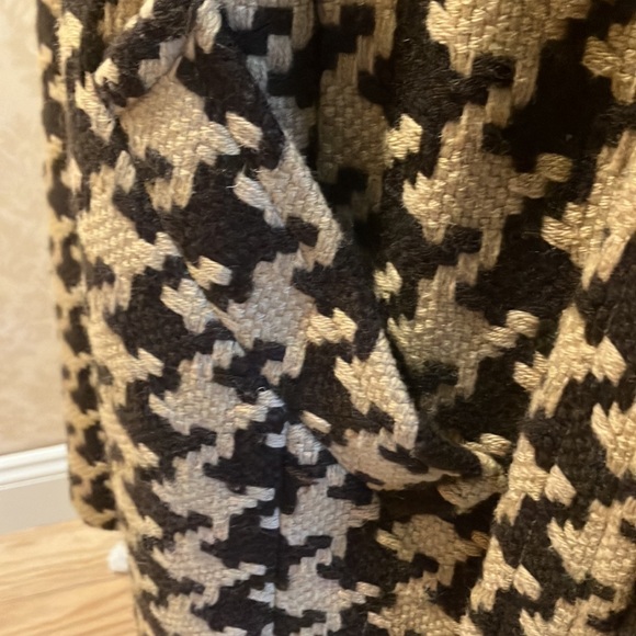 Michael Kors Wool blend houndstooth coat - Picture 6 of 14